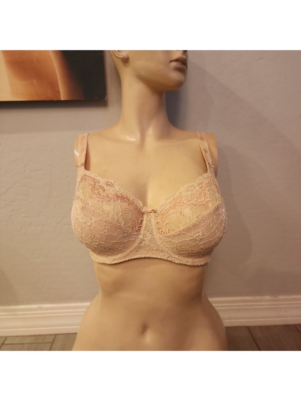Fantasie Bra 32G Nude Underwire Unlined